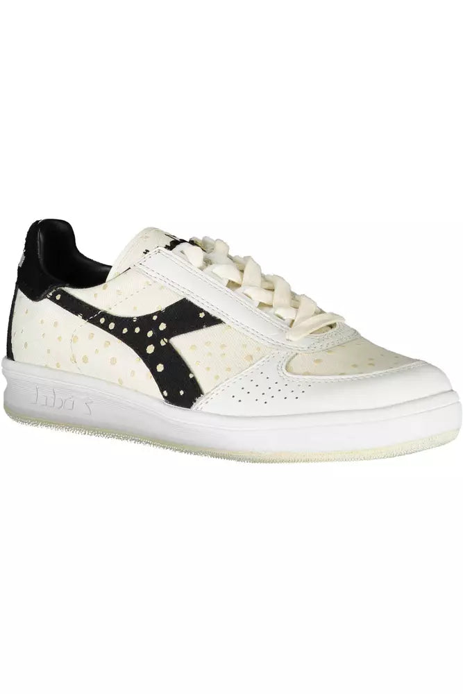 Diadora White Leather Women's Sneakers