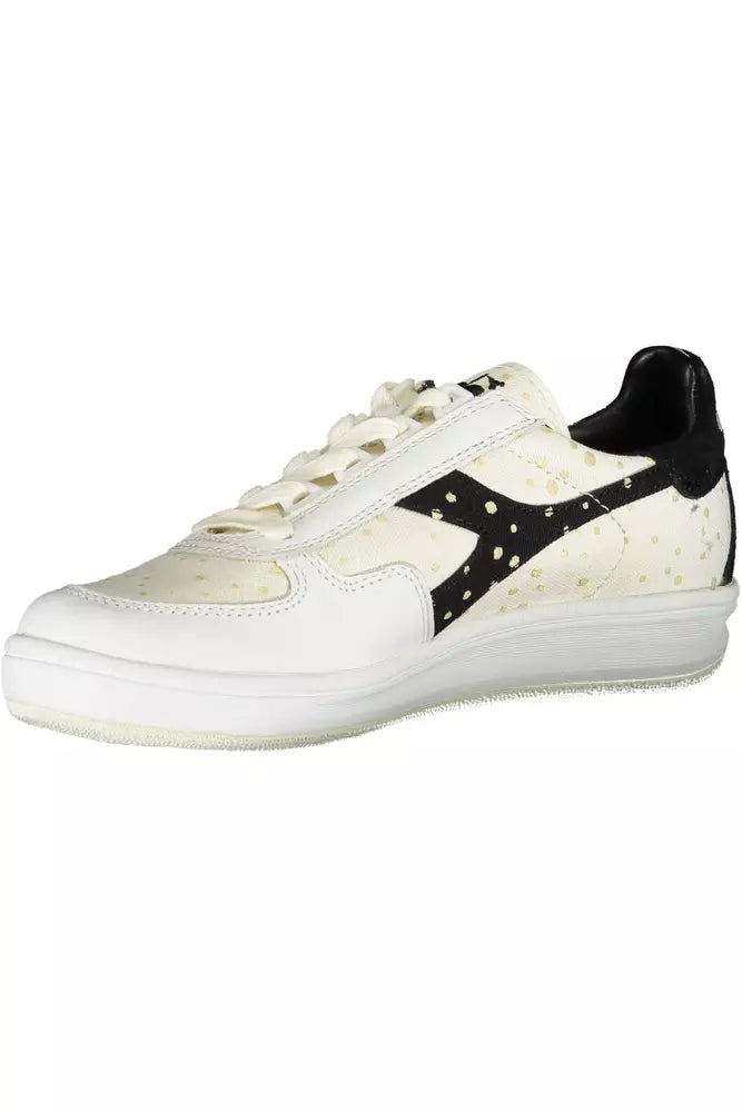 Diadora White Leather Women's Sneakers