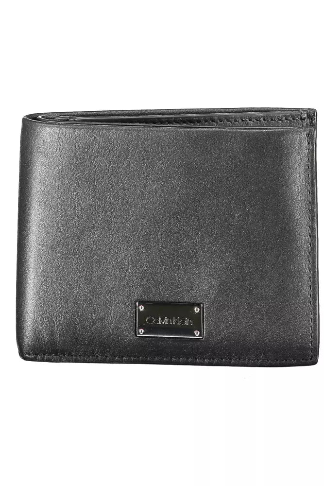 Calvin Klein Black Leather Men's Wallet