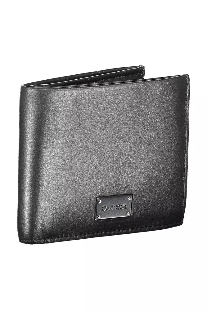 Calvin Klein Black Leather Men's Wallet