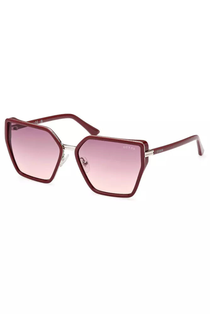 Guess Jeans Red Sprayed Women's Sunglasses