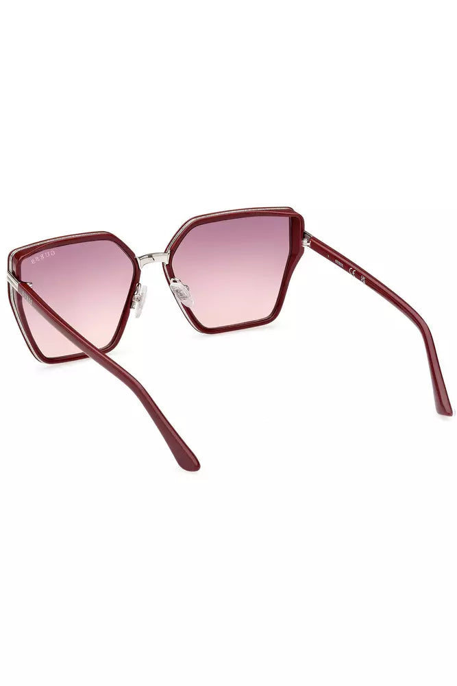 Guess Jeans Red Sprayed Women's Sunglasses