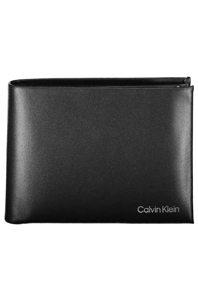 Calvin Klein Black Leather Men's Wallet