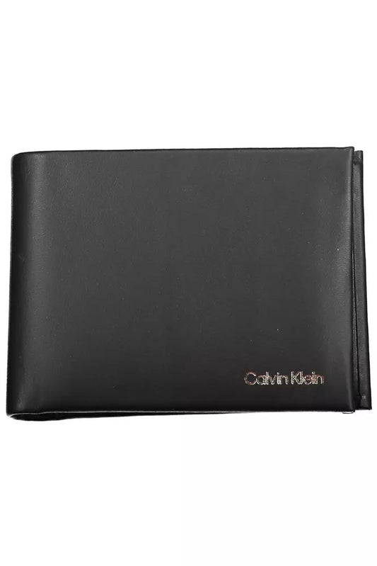 Calvin Klein Black Leather Men's Wallet