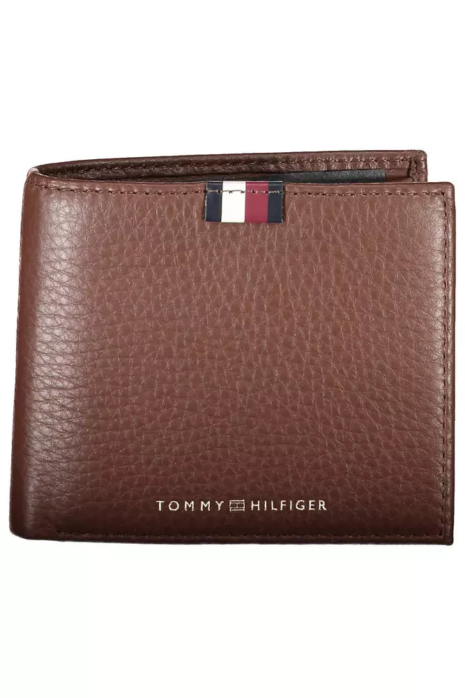 Tommy Hilfiger Brown Leather Wallet for Men