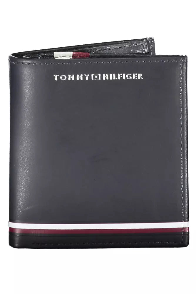 Tommy Hilfiger Blue Leather Men's Wallet