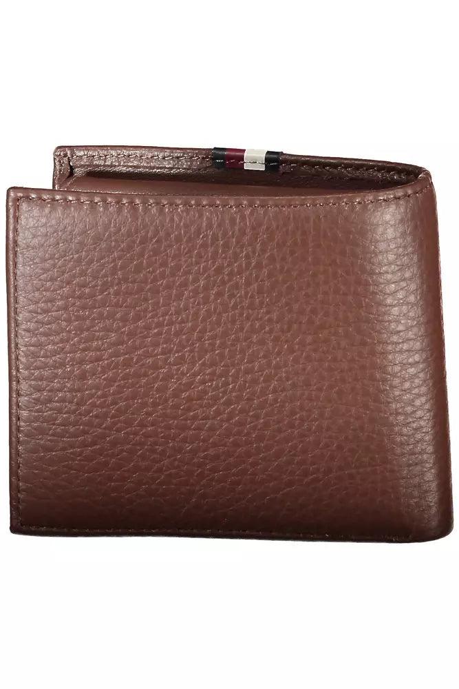 Tommy Hilfiger Brown Leather Wallet for Men