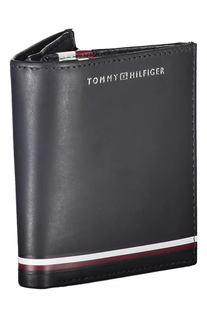 Tommy Hilfiger Blue Leather Men's Wallet