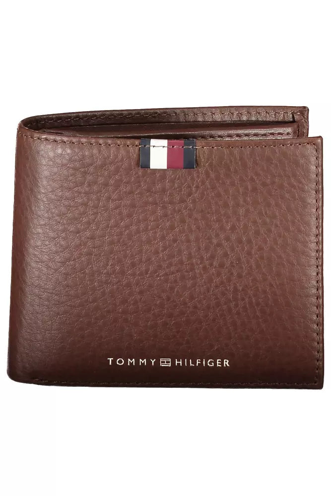 Tommy Hilfiger Brown Leather Wallet for Men