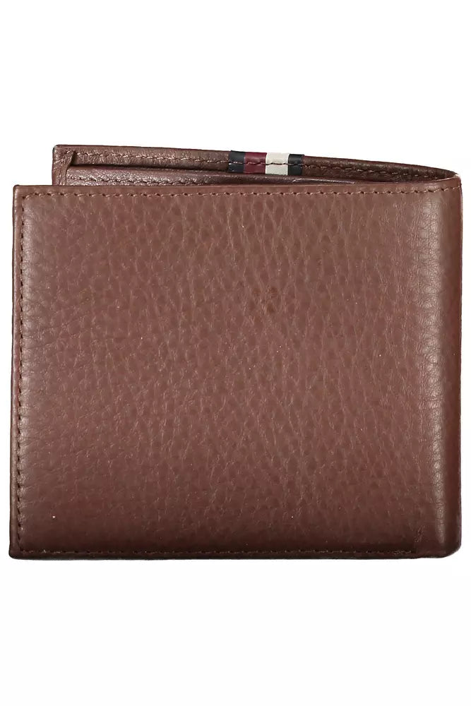 Tommy Hilfiger Brown Leather Wallet for Men