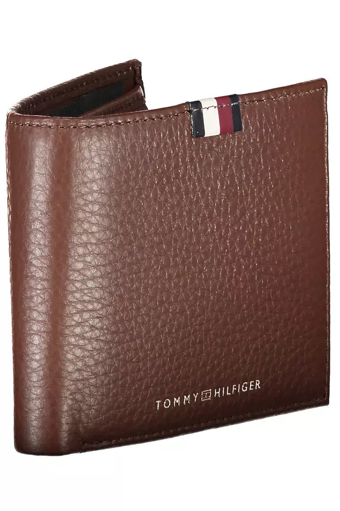 Tommy Hilfiger Brown Leather Wallet for Men