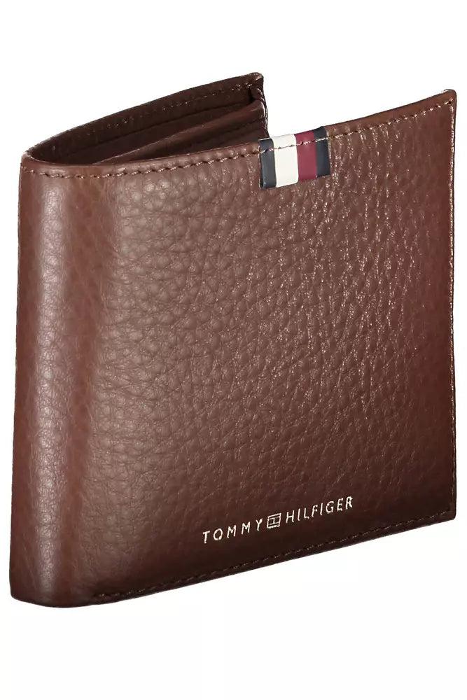 Tommy Hilfiger Brown Leather Wallet for Men