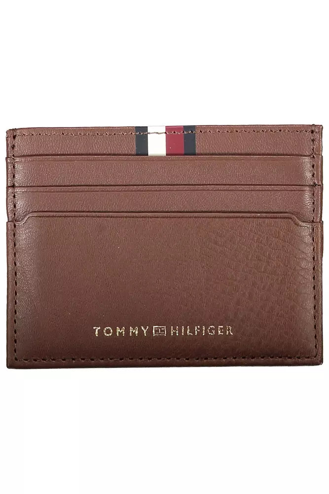 Tommy Hilfiger Brown Leather Wallet for Men