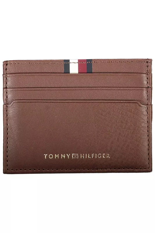 Tommy Hilfiger Brown Leather Wallet for Men