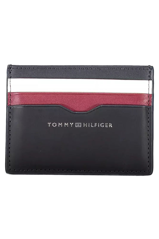 Tommy Hilfiger Blue Leather Men's Wallet