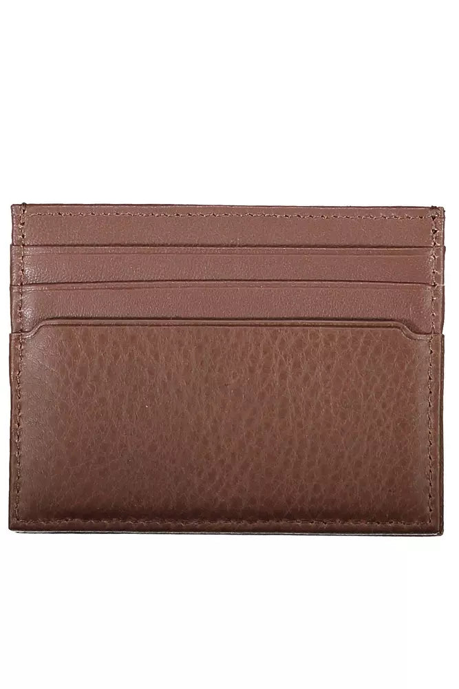 Tommy Hilfiger Brown Leather Wallet for Men