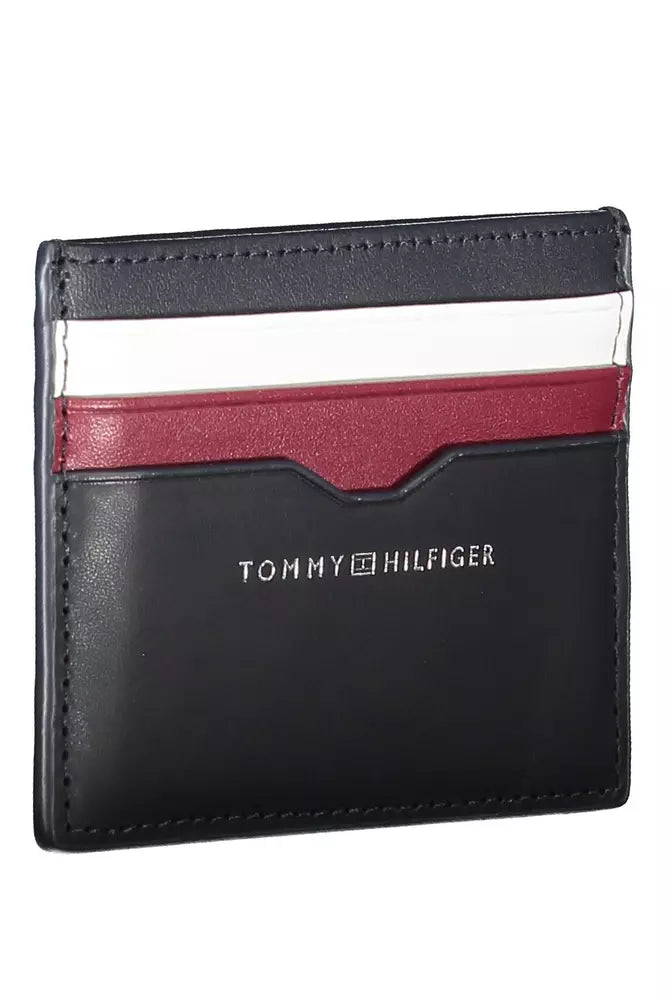 Tommy Hilfiger Blue Leather Men's Wallet