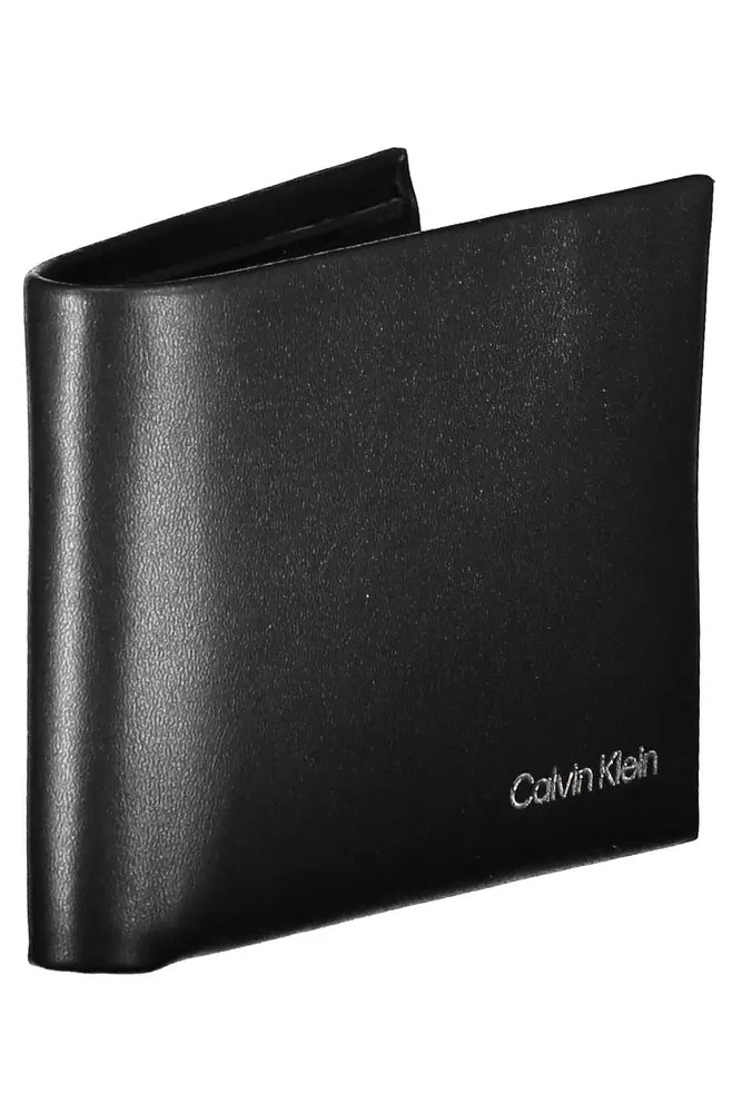 Calvin Klein Black Polyester Men's Wallet