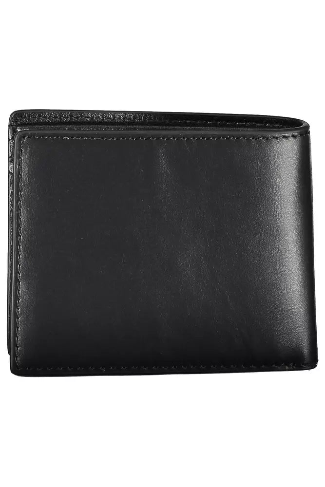 Tommy Hilfiger Black Leather Men's Wallet