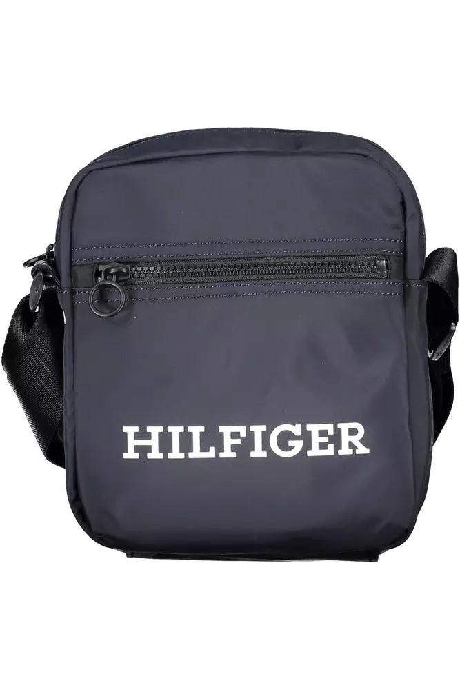 Tommy Hilfiger Blue Polyester Men's Shoulder Bag