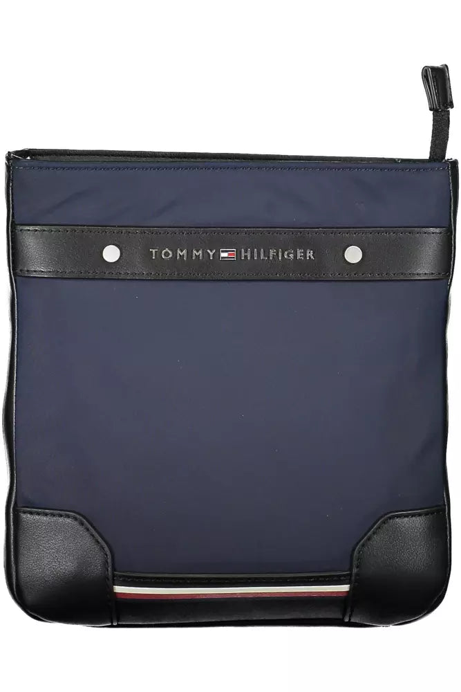 Tommy Hilfiger Blue Polyester Men's Shoulder Bag