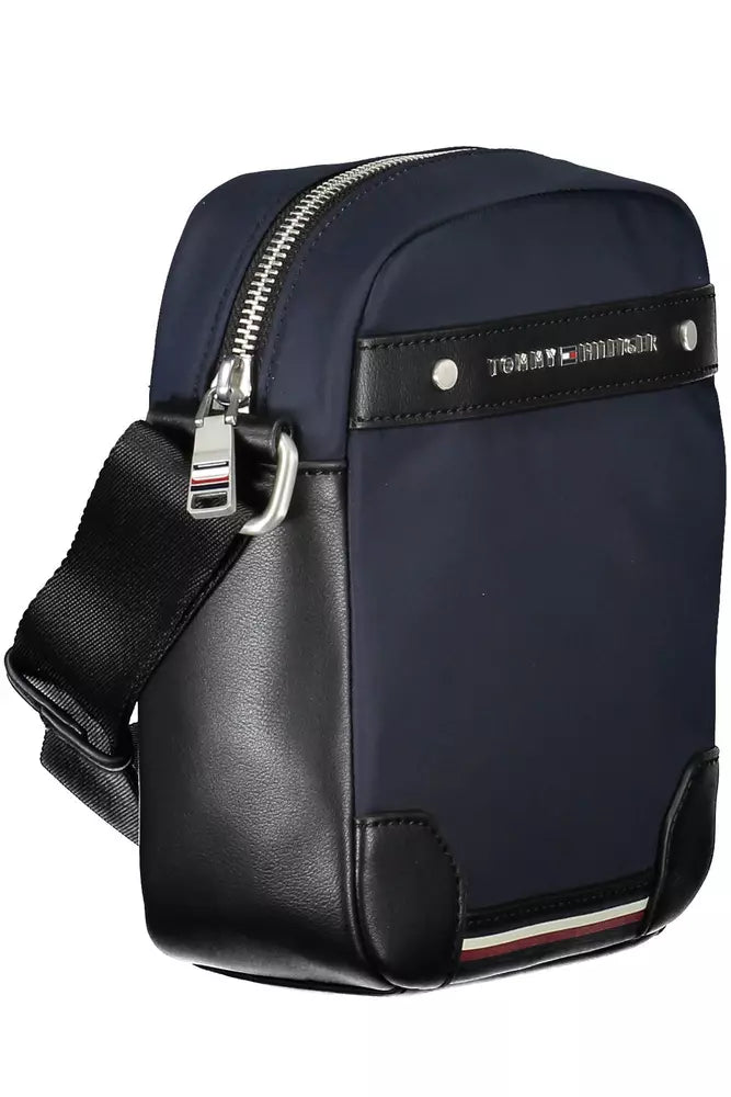 Tommy Hilfiger Blue Polyester Men's Shoulder Bag