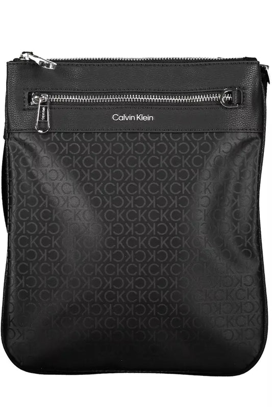 Calvin Klein Black Polyester Men's Shoulder Bag