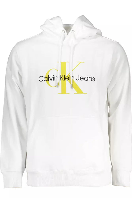 Calvin Klein White Cotton Sweater for Men