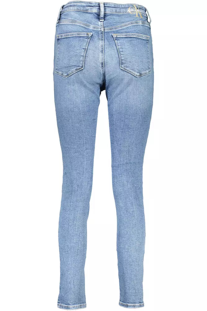 Calvin Klein Light Blue Cotton Women's Jeans