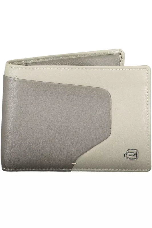 Piquadro Slim Leather Wallet with RFID Block