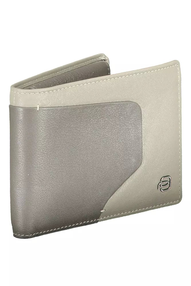 Piquadro Slim Leather Wallet with RFID Block