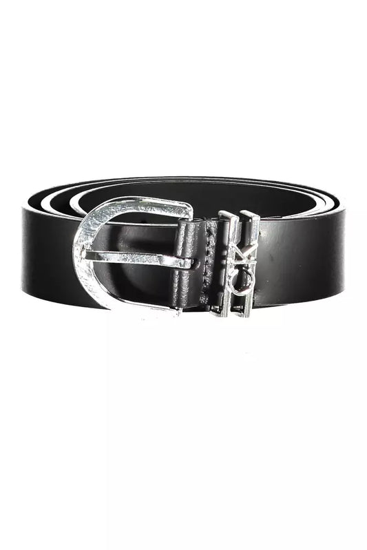 Calvin Klein Black Leather Belt for Women