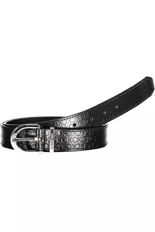 Calvin Klein Black Leather Belt for Women