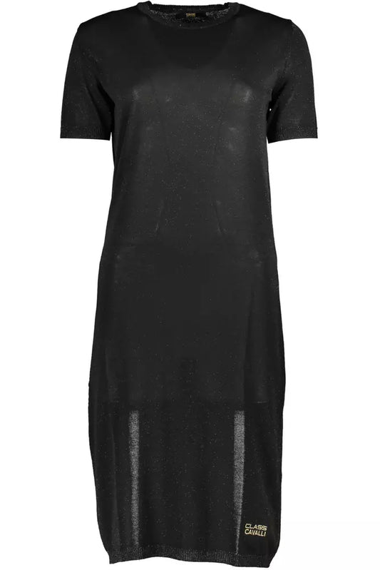 Cavalli Class Black Viscose Dress for Women