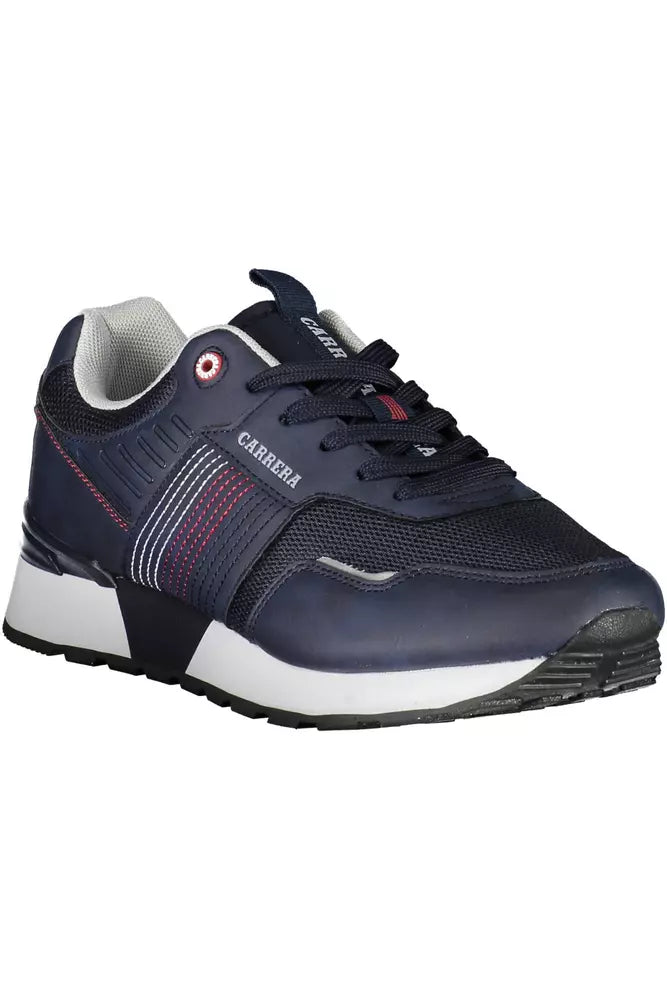 Carrera Blue Eco Leather Men's Sneakers