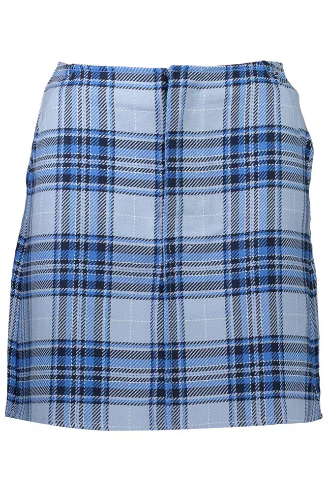 Tommy Hilfiger Light Blue Cotton Skirt for Women