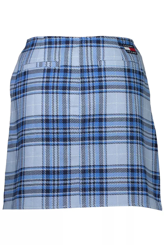 Tommy Hilfiger Light Blue Cotton Skirt for Women