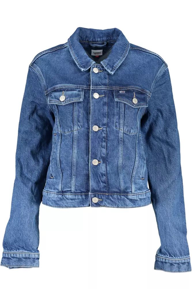 Tommy Hilfiger Blaue Baumwolle Frauen Jacke