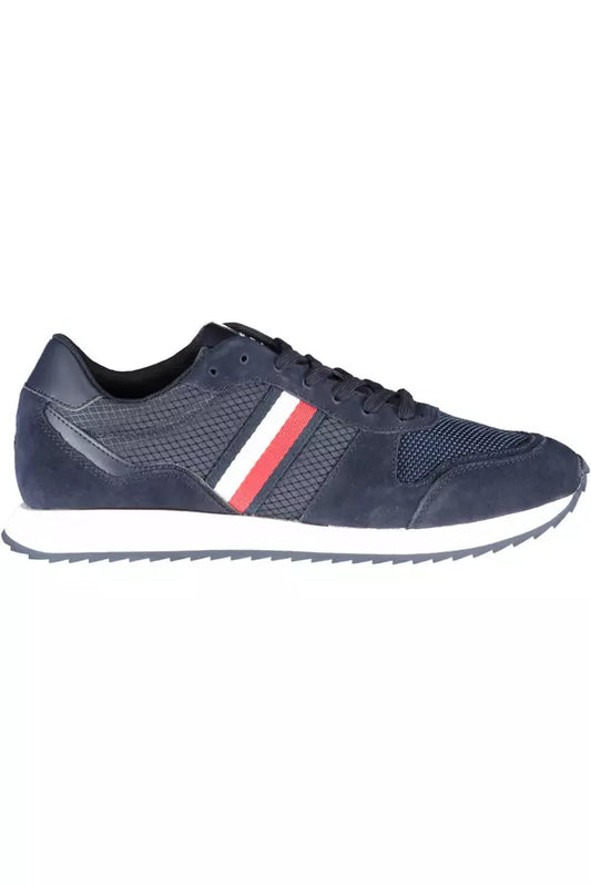 Tommy Hilfiger Blue Polyester Men's Sneaker