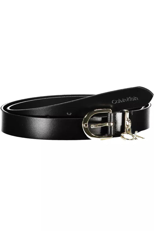 Calvin Klein Black Leather Belt for Women