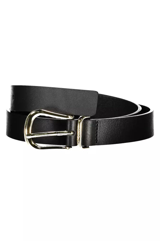 Tommy Hilfiger Black Leather Belt for Women