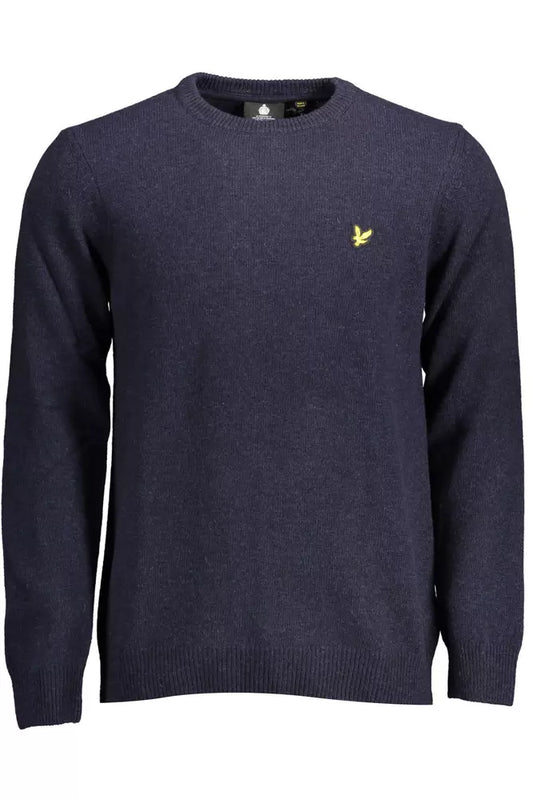 Lyle &amp; Scott Blue Wool Sweater for Men