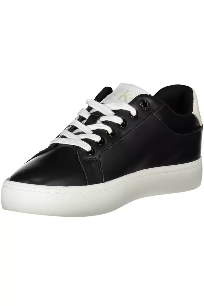 Calvin Klein Black Polyester Women's Sneaker