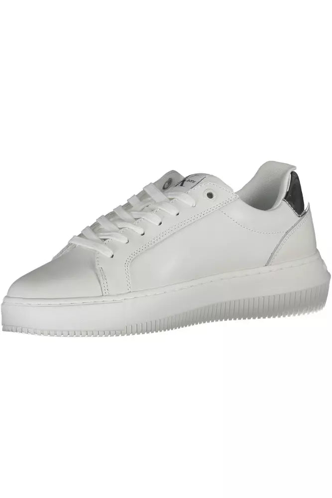 Calvin Klein White Leather Women's Sneakers