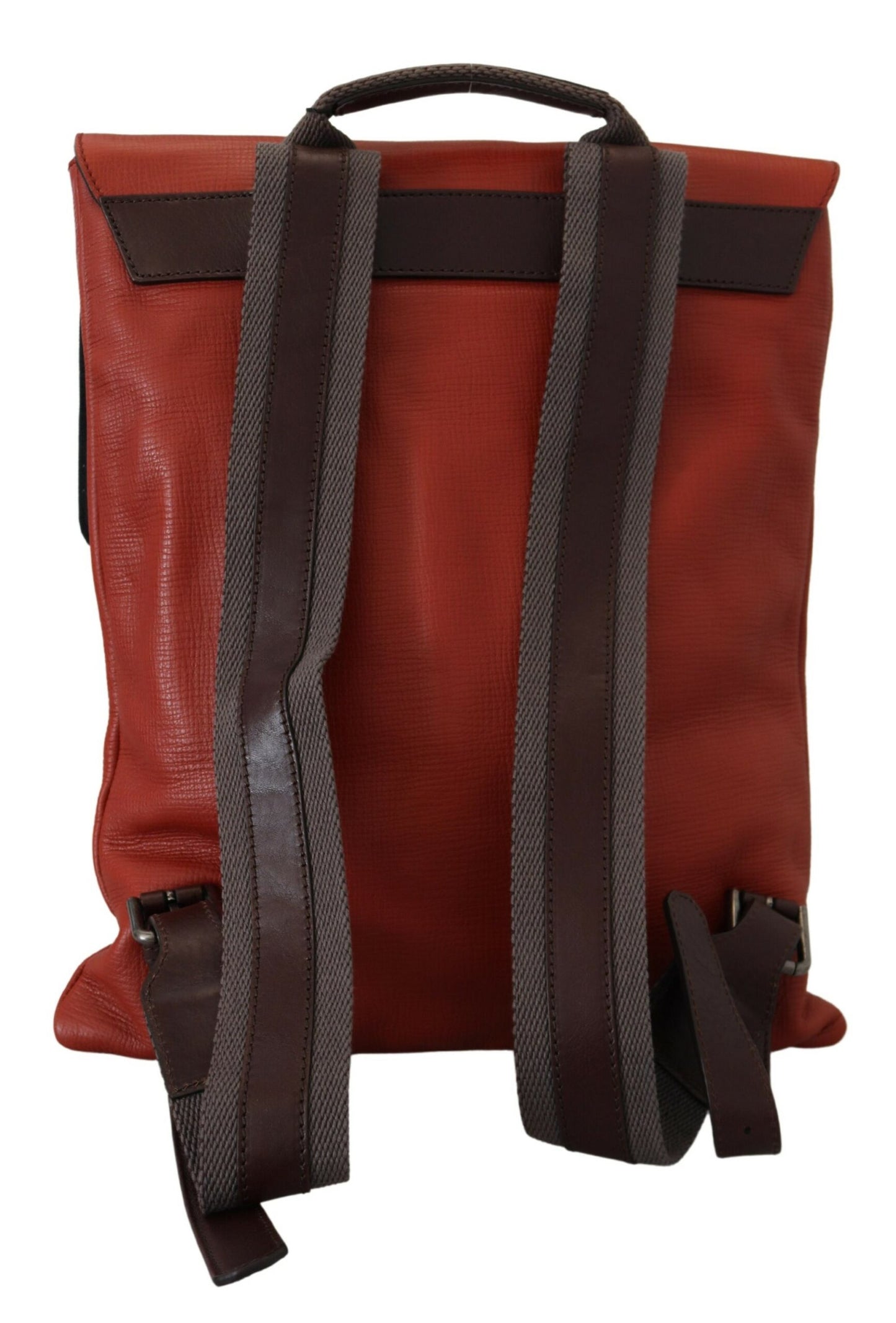 Dolce &amp; Gabbana Elegant Calfskin Backpack in Orange