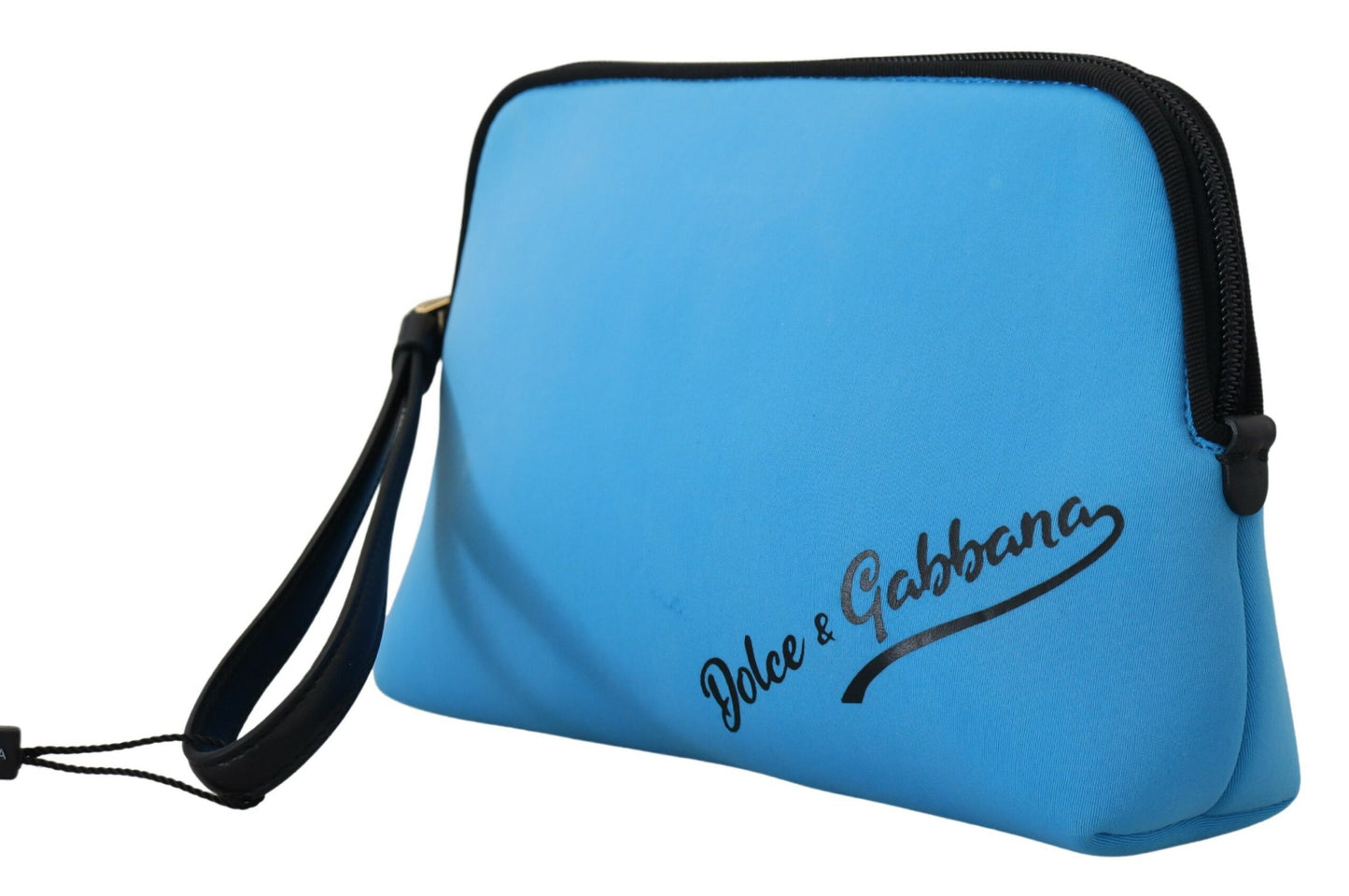 Dolce &amp; Gabbana Elegant Blue Polyamide Bucket Bag