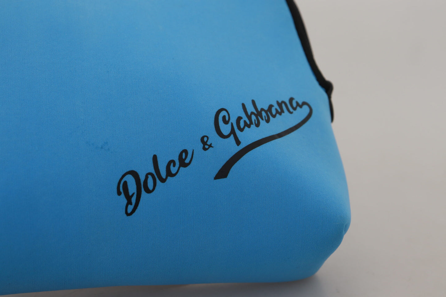 Dolce &amp; Gabbana Elegant Blue Polyamide Bucket Bag