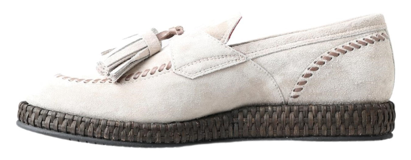 Dolce &amp; Gabbana Elegant espadrilles in ivory leather