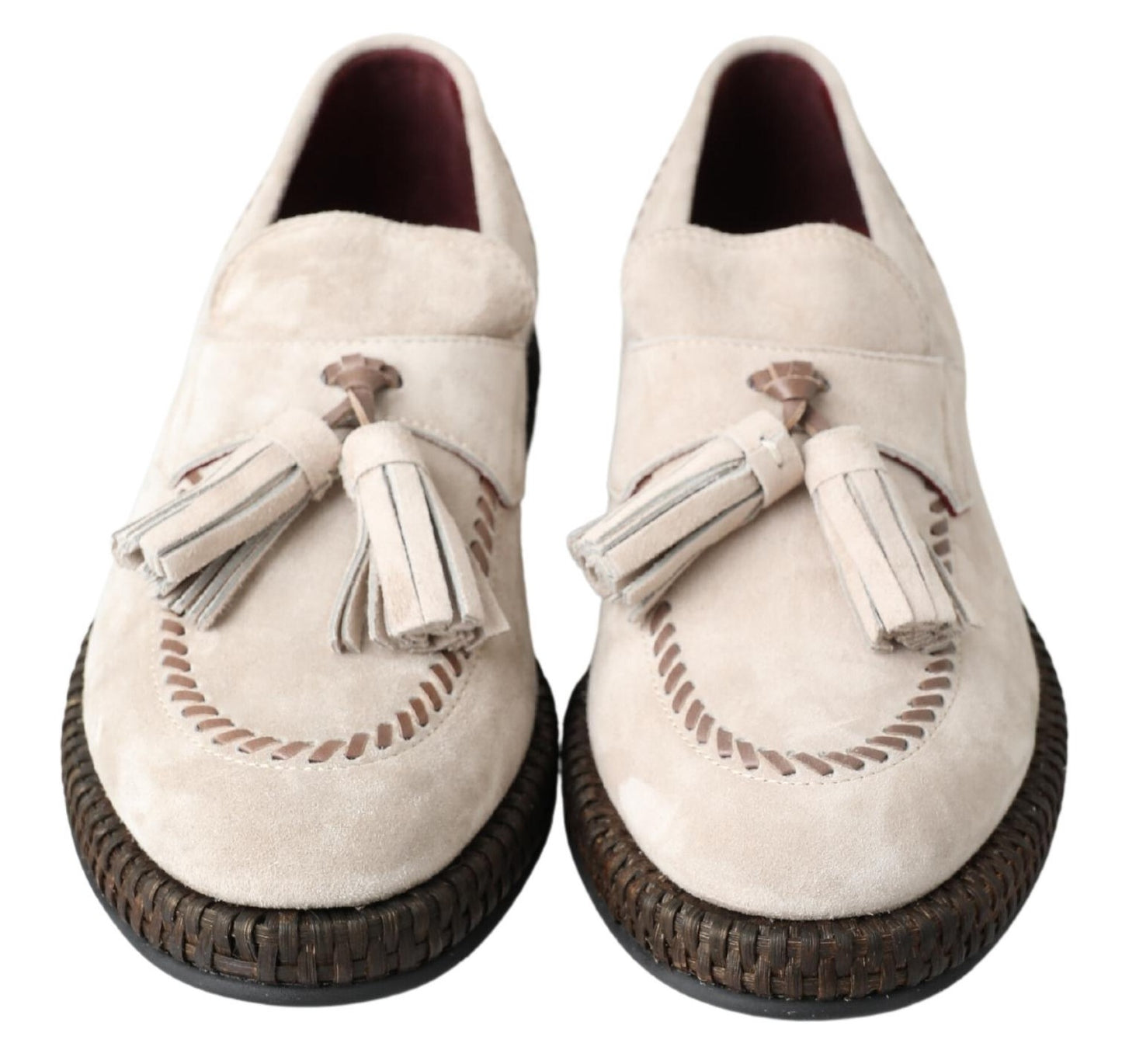 Dolce &amp; Gabbana Elegant espadrilles in ivory leather