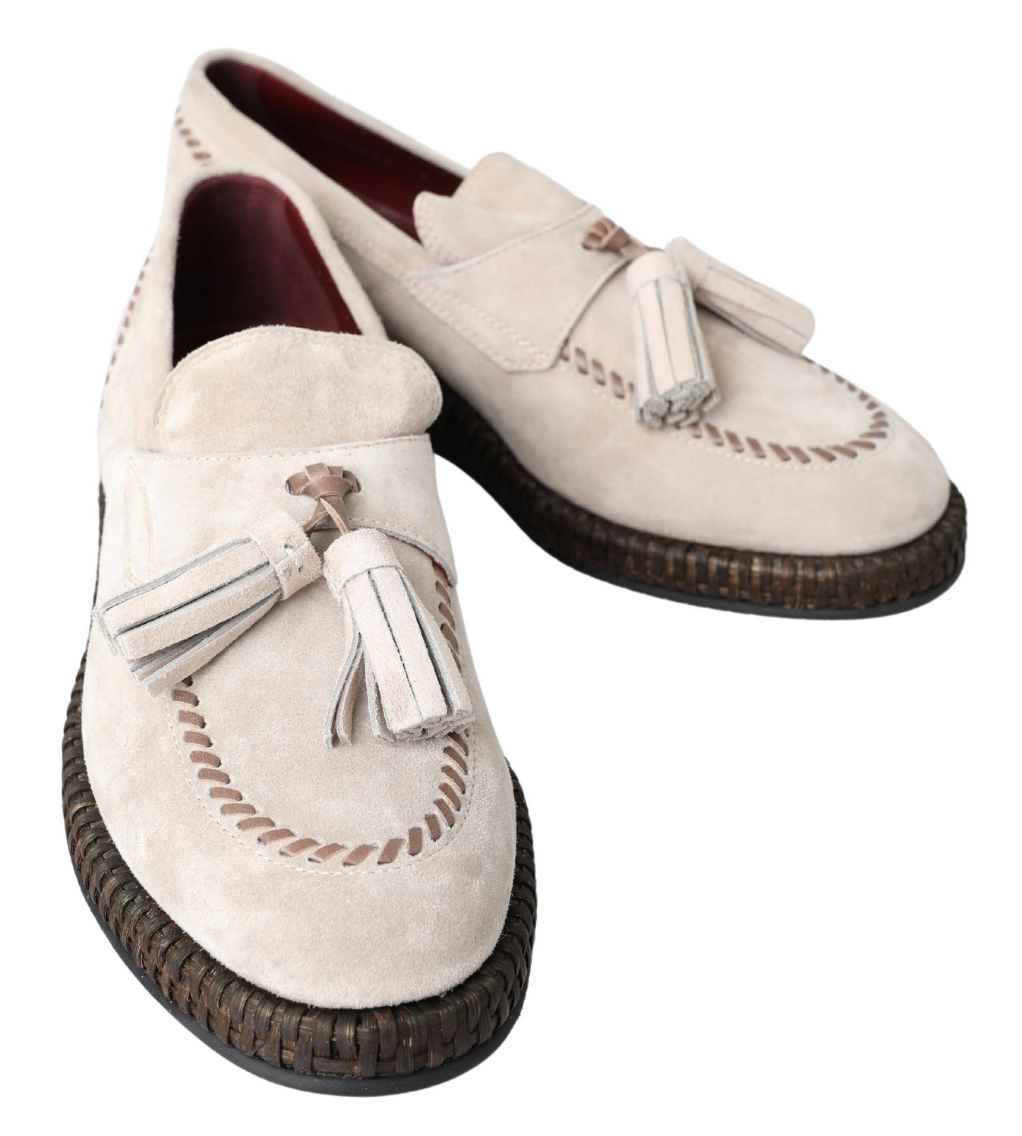 Dolce &amp; Gabbana Elegant espadrilles in ivory leather